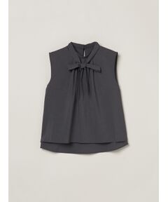 three dots / スリードッツ その他トップス | Dry twill tie brouse