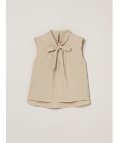 three dots / スリードッツ その他トップス | Dry twill tie brouse