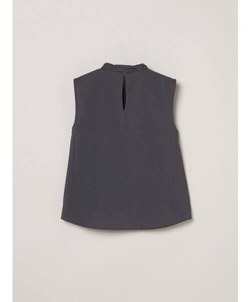 three dots / スリードッツ その他トップス | Dry twill tie brouse | 詳細1