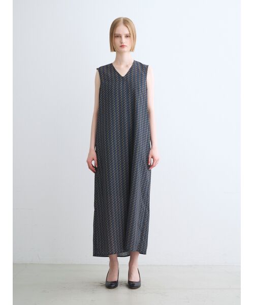 three dots / スリードッツ ドレス | Dry twill easy dress | 詳細10