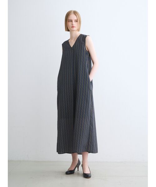 three dots / スリードッツ ドレス | Dry twill easy dress | 詳細6