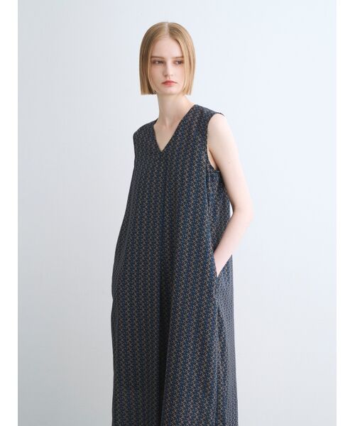 three dots / スリードッツ ドレス | Dry twill easy dress | 詳細8