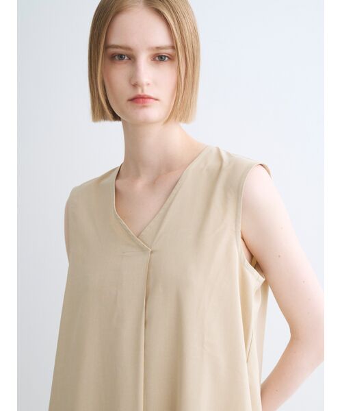 three dots / スリードッツ ドレス | Dry twill easy dress | 詳細9