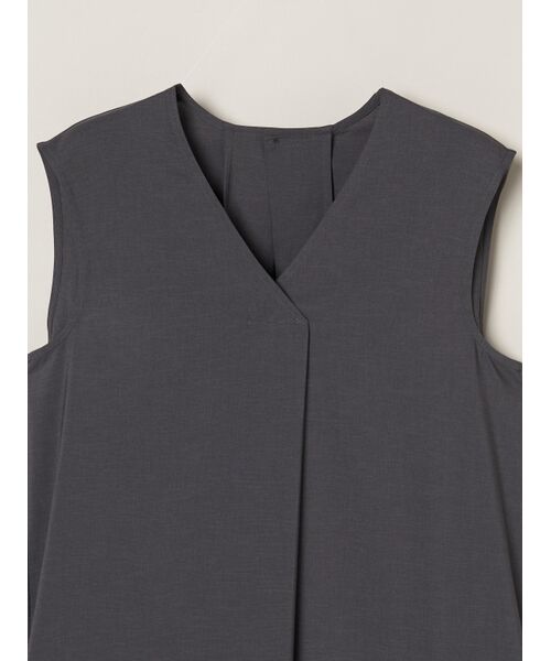 three dots / スリードッツ ドレス | Dry twill easy dress | 詳細2