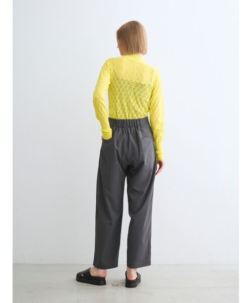 three dots / スリードッツ その他パンツ | Dry twill curvy pants | 詳細8