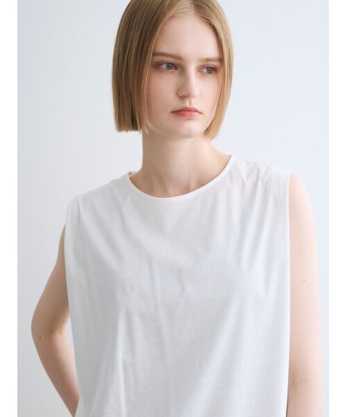 three dots / スリードッツ その他トップス | Premium shirt jersey sleevelessT | 詳細8