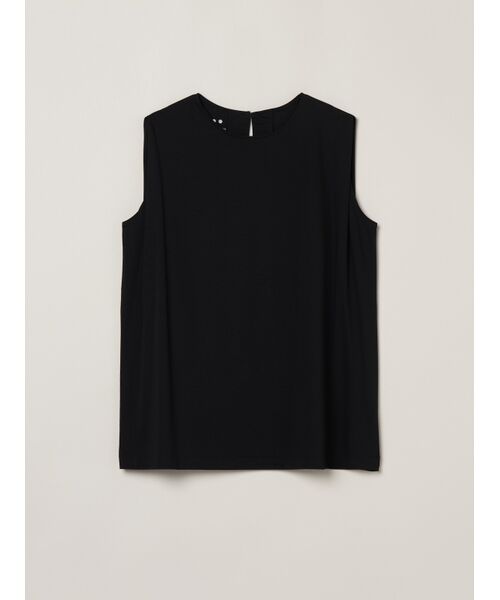 three dots/スリードッツ Premium shirt jersey sleevelessT black XS three dots/スリードッツ Premium shirt jersey sleevelessT black XS