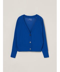 three dots / スリードッツ カーディガン・ボレロ | Soft see-through cardigan