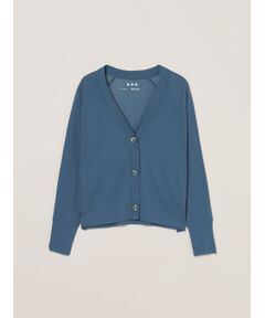 three dots / スリードッツ カーディガン・ボレロ | Soft see-through cardigan