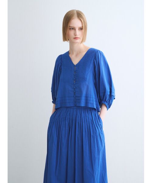 three dots / スリードッツ その他トップス | Cotton loan shirt | 詳細6