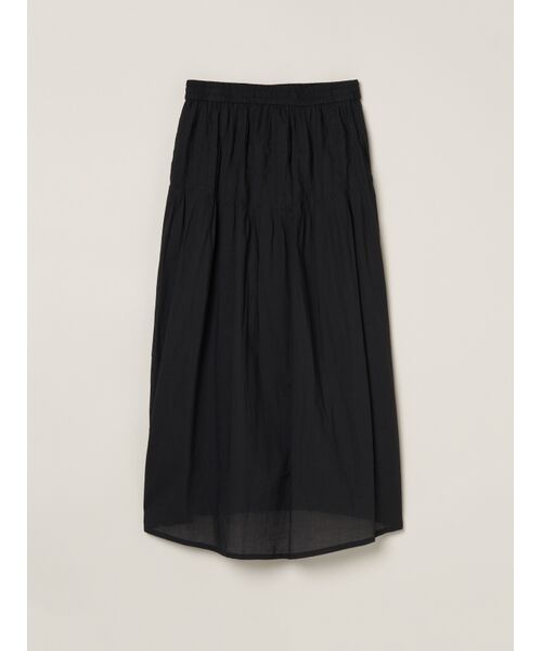 three dots / スリードッツ スカート | Cotton loan tuck skirt | 詳細1