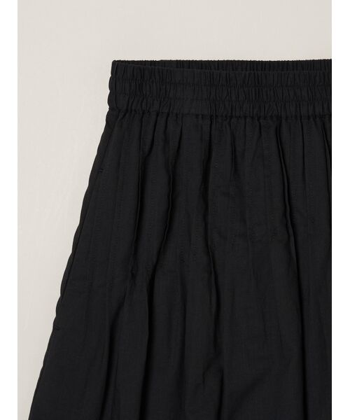 three dots / スリードッツ スカート | Cotton loan tuck skirt | 詳細3