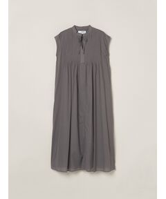 three dots / スリードッツ ドレス | Cotton loan tuck dress