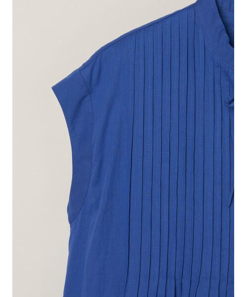 three dots / スリードッツ ドレス | Cotton loan tuck dress | 詳細3