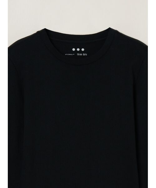 three dots / スリードッツ Tシャツ | Fundation cotton long sleeve T | 詳細2