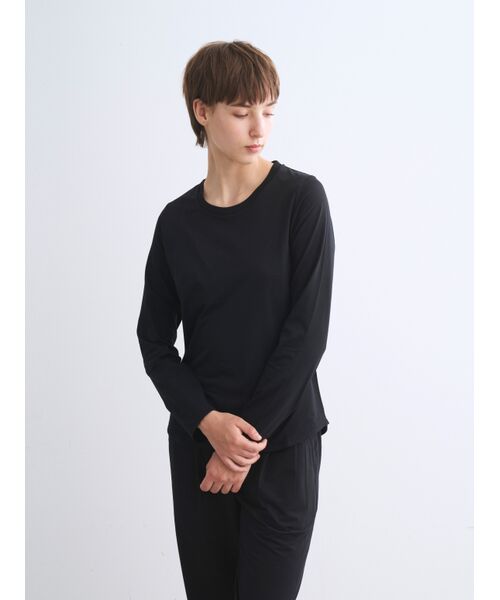 three dots / スリードッツ Tシャツ | Fundation cotton long sleeve T | 詳細6