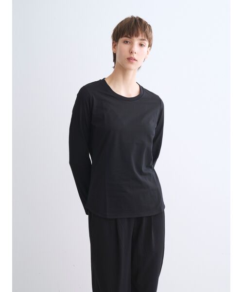 three dots / スリードッツ Tシャツ | Fundation cotton long sleeve T | 詳細7