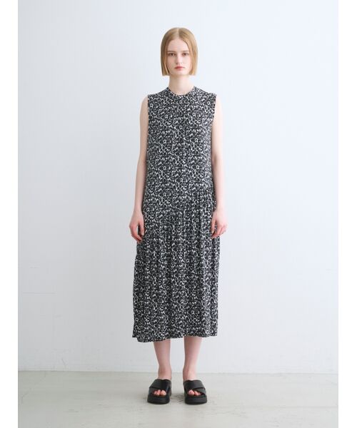 three dots / スリードッツ ドレス | Travel line dress | 詳細10