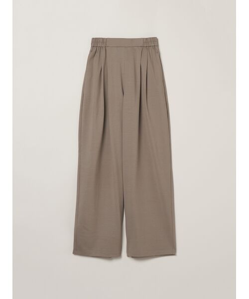 three dots/スリードッツ Silky cotton light cocoon pants grey beige XS three dots/スリードッツ Silky cotton light cocoon pants grey beige XS