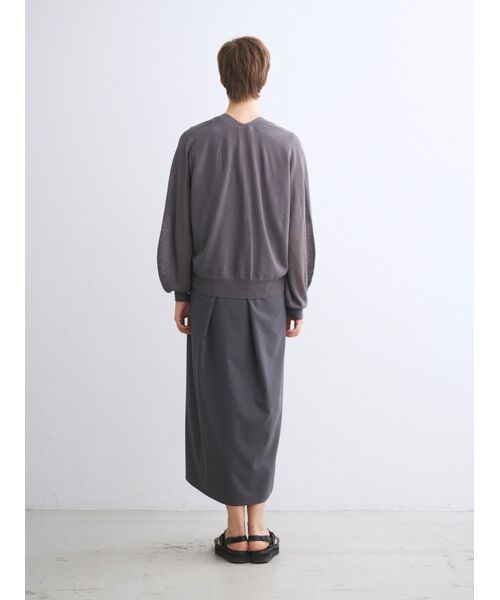 three dots / スリードッツ カーディガン・ボレロ | Drycotton whole garment cardigan | 詳細10