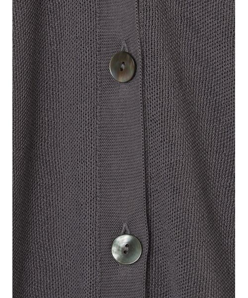 three dots / スリードッツ カーディガン・ボレロ | Drycotton whole garment cardigan | 詳細5