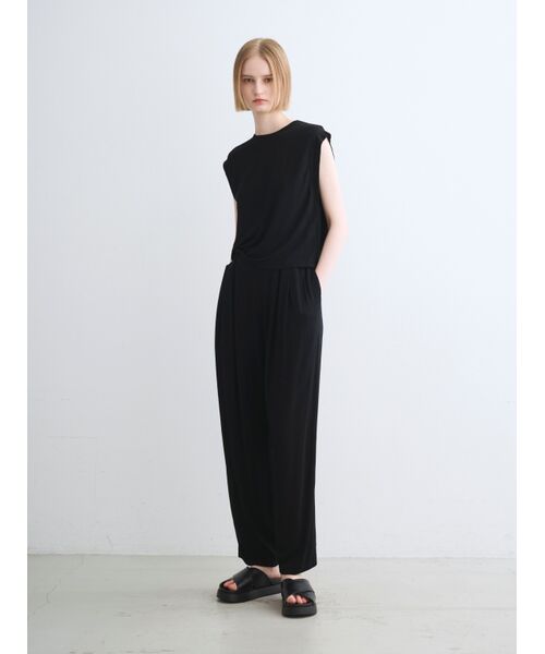 three dots / スリードッツ タンクトップ | Travel line sleeveless top | 詳細10