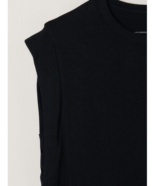 three dots / スリードッツ タンクトップ | Travel line sleeveless top | 詳細3