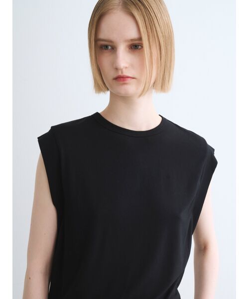 three dots / スリードッツ タンクトップ | Travel line sleeveless top | 詳細8