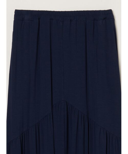 three dots / スリードッツ スカート | Travel line high low skirt | 詳細2