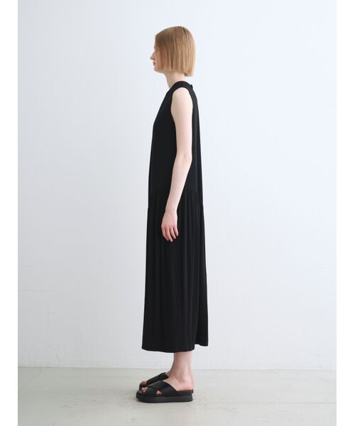three dots / スリードッツ ドレス | Travel line dress | 詳細10