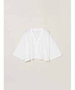 three dots / スリードッツ カーディガン・ボレロ | Nasia interlock cardigan