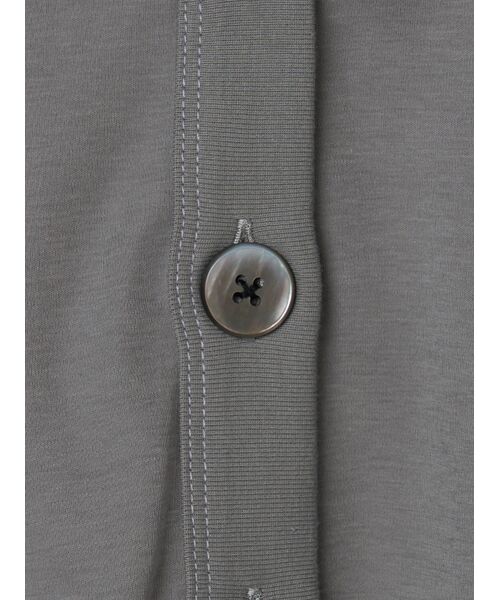 three dots / スリードッツ カーディガン・ボレロ | Nasia interlock cardigan | 詳細5