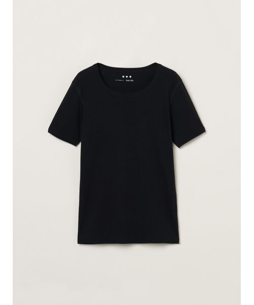 three dots / スリードッツ Tシャツ | Men's Jessica(black)
