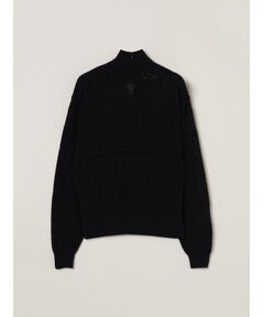 three dots / スリードッツ Tシャツ | Soft cotton rayon race pullover