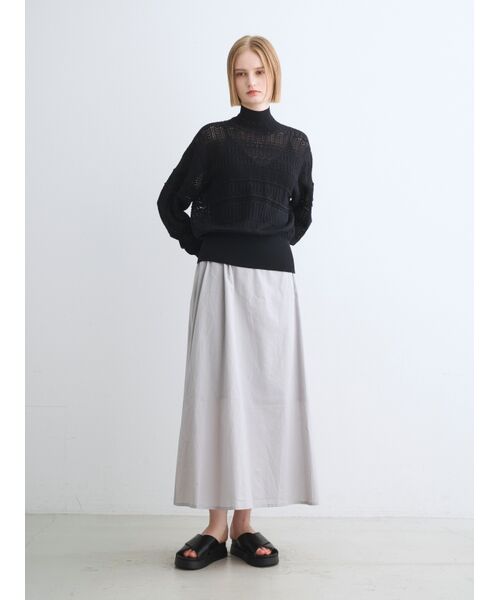 three dots / スリードッツ Tシャツ | Soft cotton rayon race pullover | 詳細10