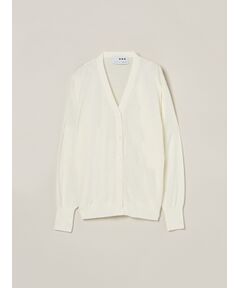 three dots / スリードッツ カーディガン・ボレロ | Soft cotton rayon cardigan