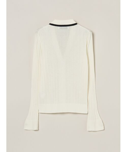 three dots / スリードッツ その他トップス | Soft cotton rayon rib cardigan | 詳細1