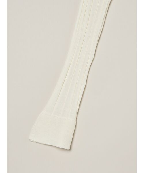 three dots / スリードッツ その他トップス | Soft cotton rayon rib cardigan | 詳細3