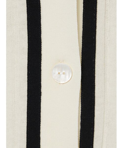 three dots / スリードッツ その他トップス | Soft cotton rayon rib cardigan | 詳細5