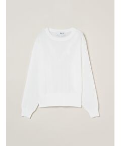 three dots / スリードッツ その他トップス | Shimmer sweater mesh top