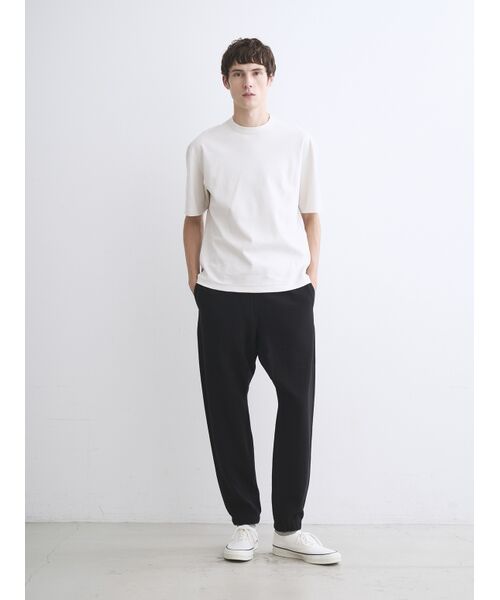 three dots / スリードッツ Tシャツ | Men's graphite suit t-shirt | 詳細10