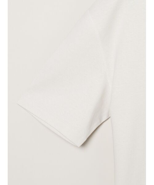 three dots / スリードッツ Tシャツ | Men's graphite suit t-shirt | 詳細3