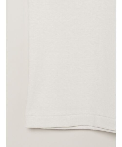 three dots / スリードッツ Tシャツ | Men's graphite suit t-shirt | 詳細4