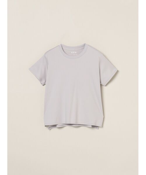 three dots/スリードッツ Lt suvin short slv tee lt grey S three dots/スリードッツ Lt suvin short slv tee lt grey S