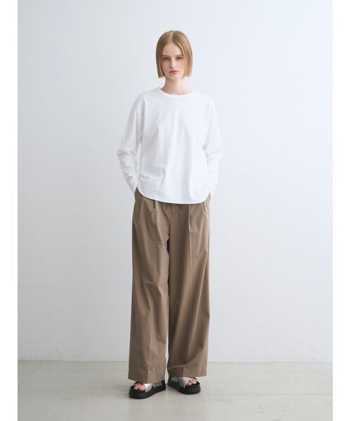 three dots / スリードッツ Tシャツ | Lt suvin long slv tee | 詳細9