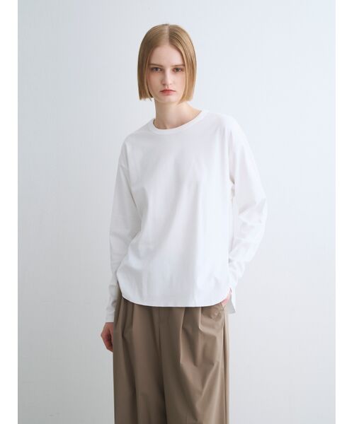 three dots / スリードッツ Tシャツ | Lt suvin long slv tee | 詳細6