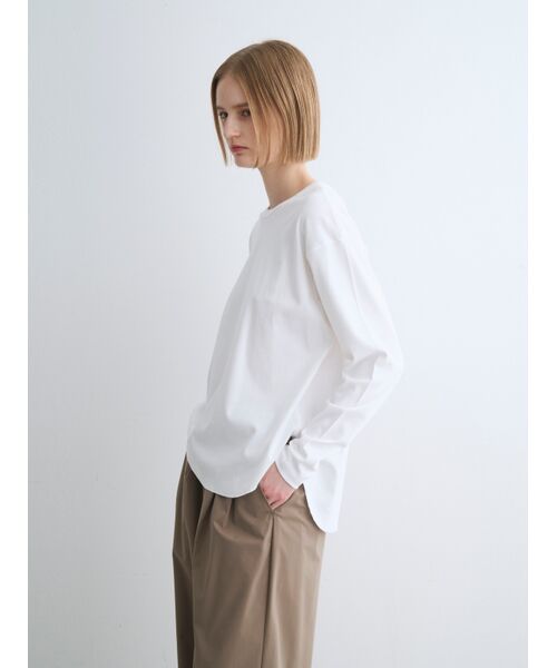 three dots / スリードッツ Tシャツ | Lt suvin long slv tee | 詳細7