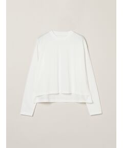 three dots / スリードッツ Tシャツ | Silky cotton light l/s tee