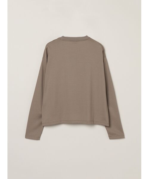 three dots / スリードッツ Tシャツ | Silky cotton light l/s tee | 詳細1
