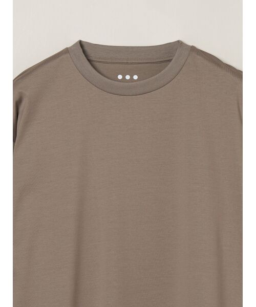 three dots / スリードッツ Tシャツ | Silky cotton light l/s tee | 詳細2